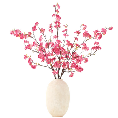 Kunstige Kirsebær og Blomstergren Buketter