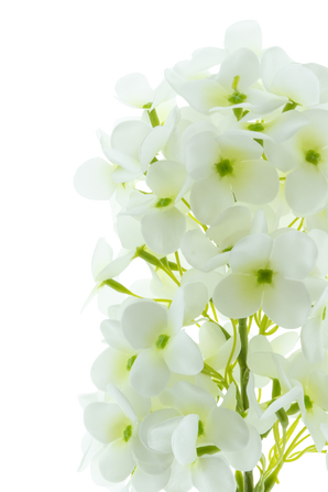 Kunstig Syrinhortensia Real Touch Hvit 58cm