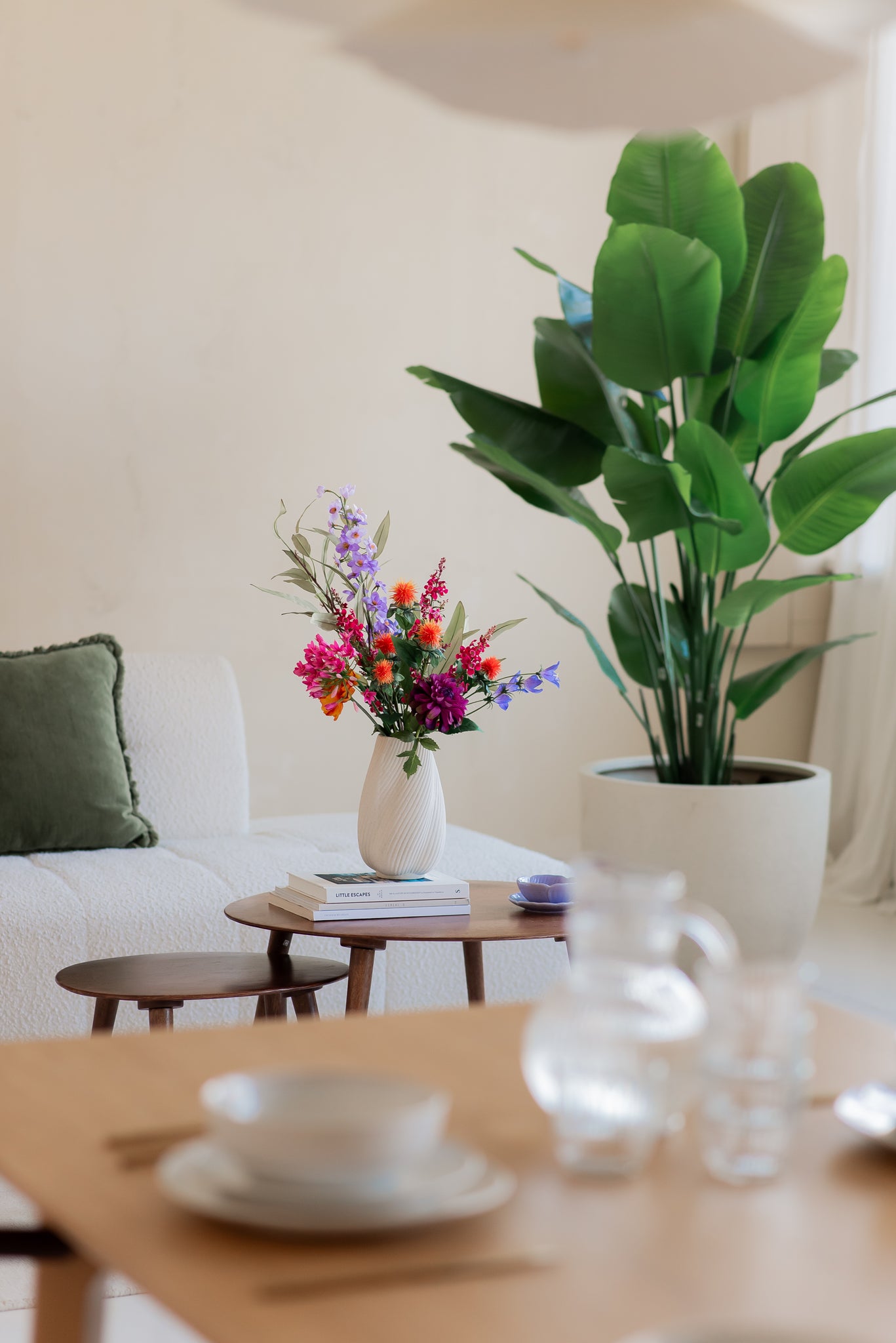 Kunstig Blomsterbukett Colourful Svenski