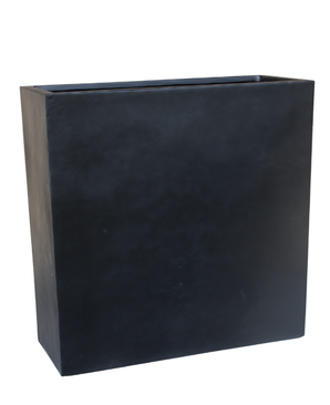 Plantekasse med Hjul Sort 58x23x58 cm