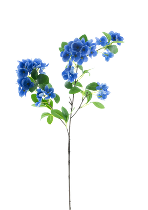 Kunstig Hortensia Gren Real Touch Blå 80cm