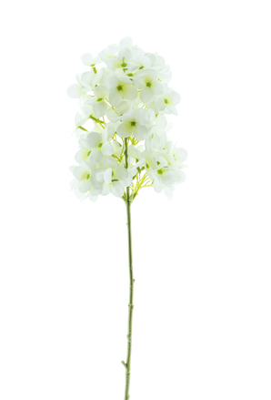 Kunstig Syrinhortensia Real Touch Hvit 58cm
