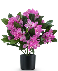Kunstig Rhododendron Busk Rosa 42 cm