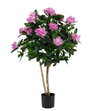 Kunstig Rhododendron Tre Rosa 90 cm