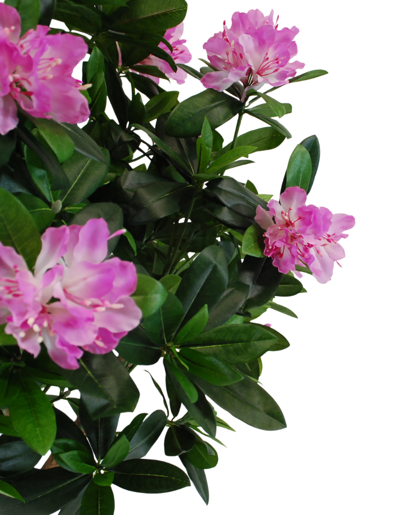 Kunstig Rhododendron Tre Rosa 90 cm