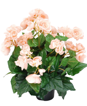 Kunstig Begonia Korall UV 36 cm