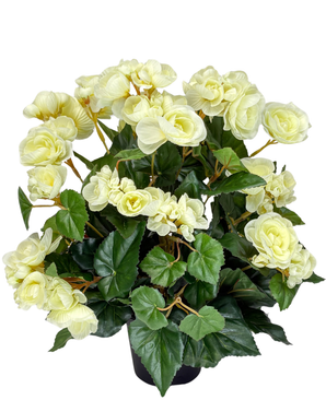 Kunstig Begonia Lime UV 36 cm