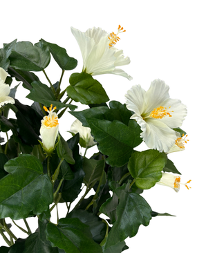 Kunstig Hawaiirose Krem UV 44 cm