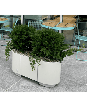 Nitton 93 Narvesen Plantekasse 80cm - 2 Tuja og 4 eføy L80cm-B40cm-H40cm