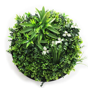 Kunstig Plantevegg Dekorasjon Ø50 cm