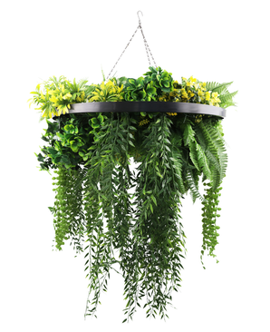 Kunstig Hengende Green Halo Sunshine UV Ø60 cm