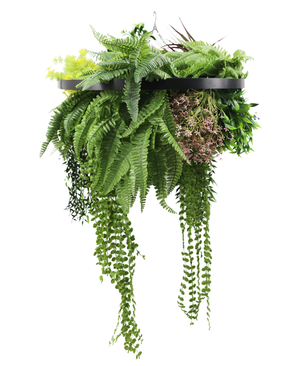 Kunstig Hengende Green Halo Blush UV Ø60 cm