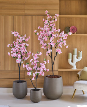 Kunstig Kirsebærtre Rosa 150cm
