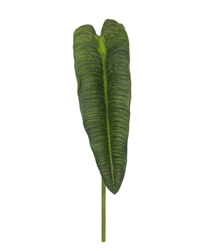 Kunstig Anthurium Veitchii Blad Mørkegrønn 86cm