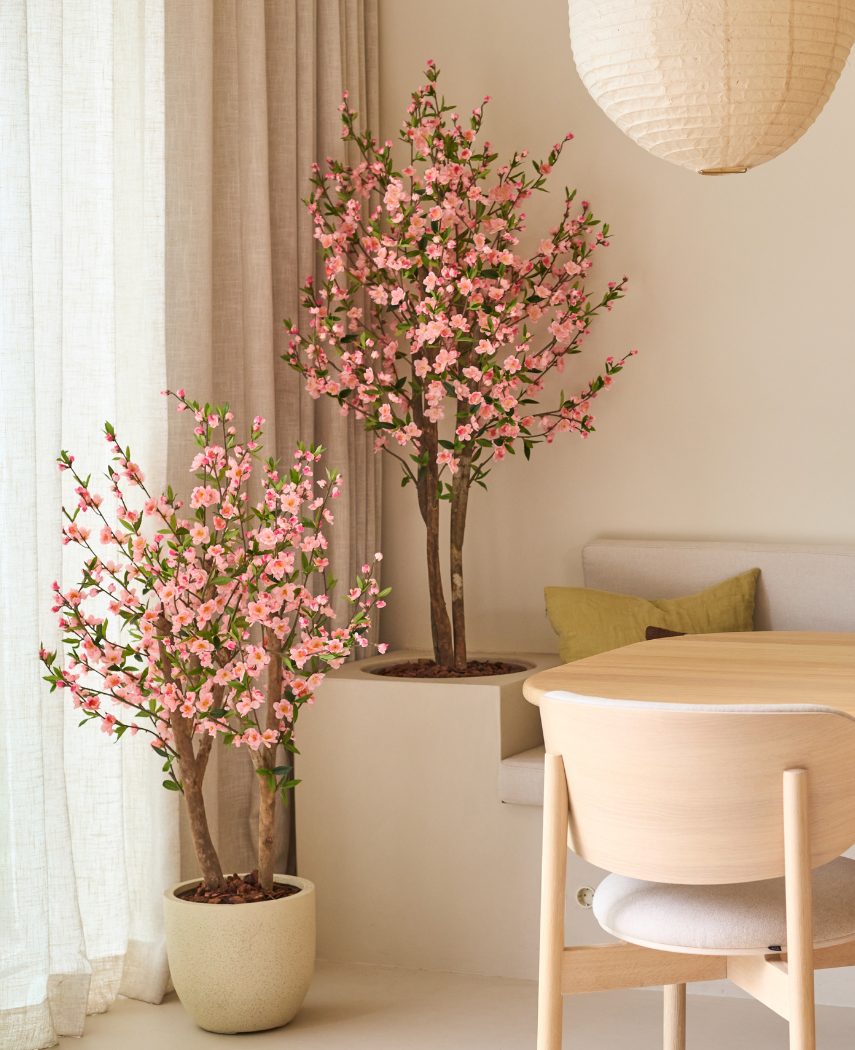 Kunstig Kirsebærtre Rosa 120 cm