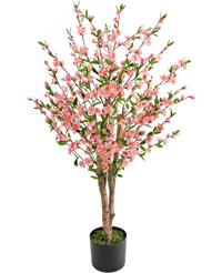 Kunstig Kirsebærtre Rosa 120 cm
