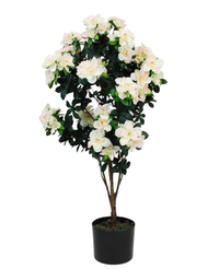 Kunstig Azalea Tre Krem 105cm