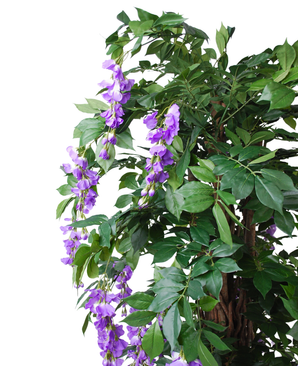 Kunstig Wisteriatre Med Lilla Blomster 180 cm