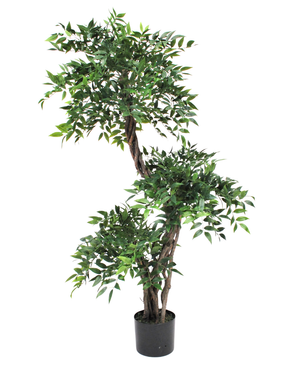 Kunstig Ruscus Tre Crazy 120cm