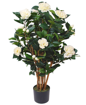 Kunstig Camellia Tre Hvit 100cm