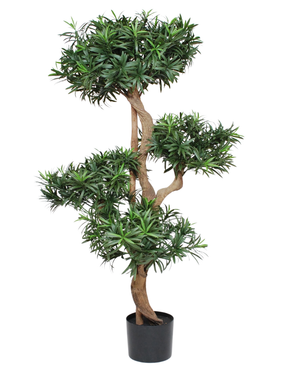 Kunstig Podocarpus Crazy 110cm