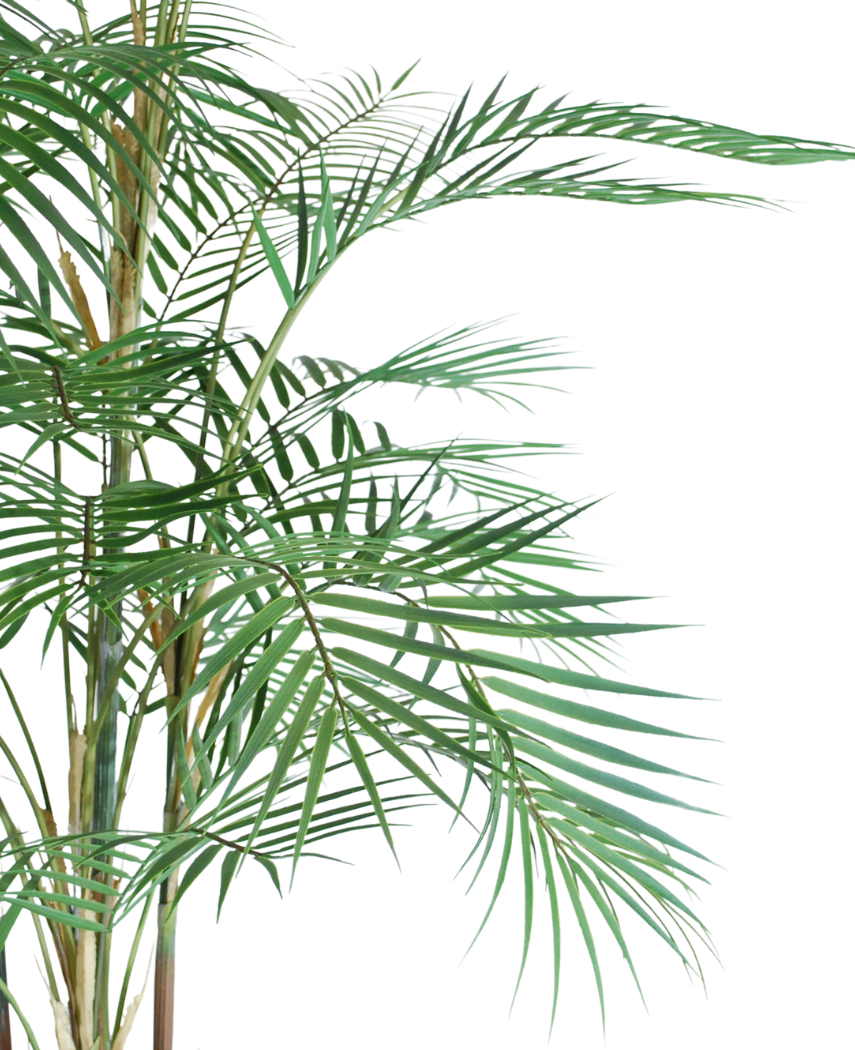 Kunstig Areca Fjær-Palme 120cm