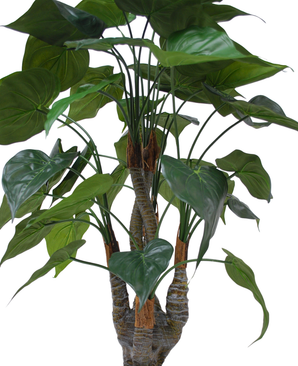 Kunstig Alocasia Med Unik Stamme 90 cm