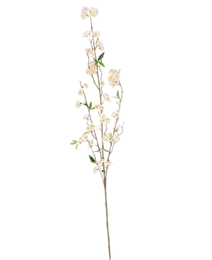 Kunstig Kirsebær Gren XL Kremhvit 120cm