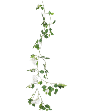 Kunstig Bougainvillea Girlander Hvit 120cm