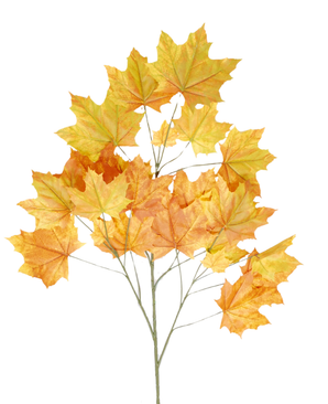 Kunstig Lønn Gren Oransje 76cm