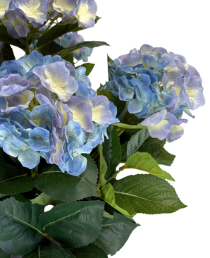 Kunstig Hortensia Busk Lys Blå UV 50cm