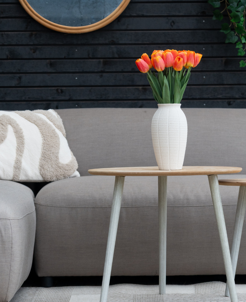 Kunstig Tulipanbukett Oransje 50cm