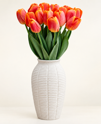 Kunstig Tulipanbukett Oransje 50cm