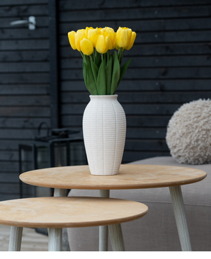 Kunstig Tulipanbukett Gul 50cm