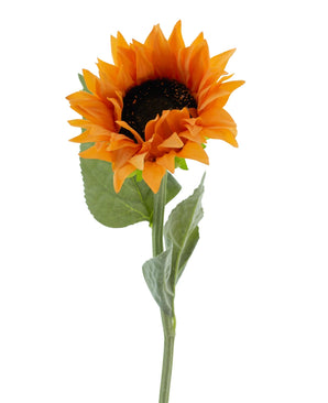 Kunstig Solsikke Real Touch Oransje 61cm