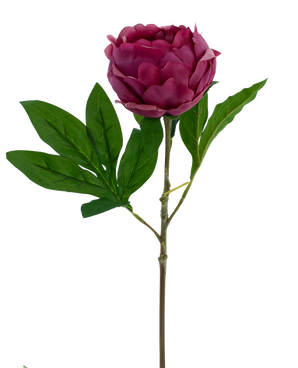Kunstig blomst Lotuspeon Real Touch rød 58 cm