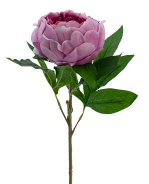 Kunstig blomst Lotuspeon Real Touch lilla 58 cm