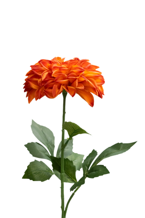 Kunstig Georgine Lotte Real Touch Oransje 72cm