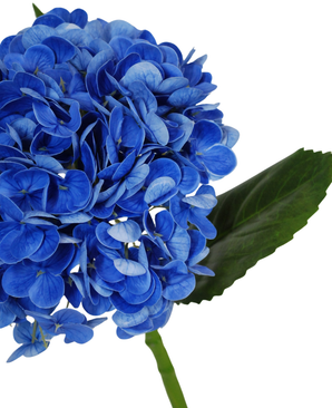 Kunstig Charlotte Hortensia Real Touch Royal Blå 55cm