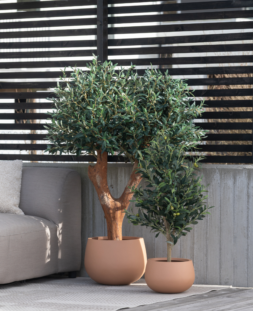 Kunstig Oliventre Sicilia m/Oliven UV 90cm