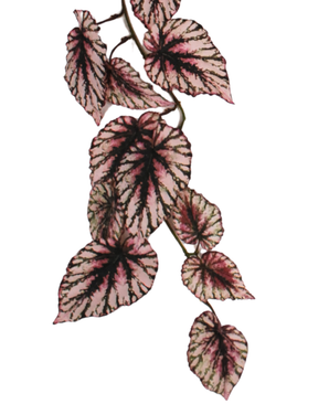 Kunstig Begonia Girlander UV 180cm