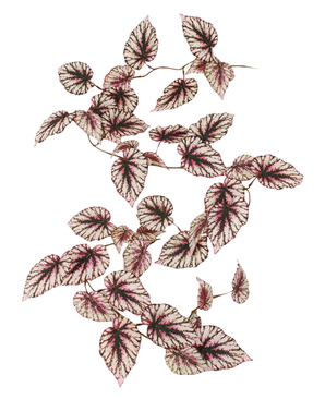 Kunstig Begonia Girlander UV 180cm