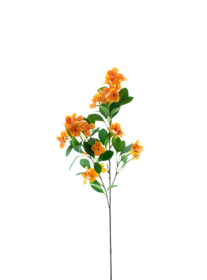 Kunstig Hortensia Gren Real Touch Oransje 80cm