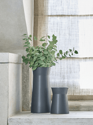 Diabolo Vase liten Sort H16cm x D12