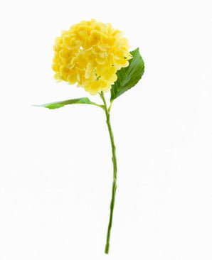 Kunstig Hortensia Real Touch Gul 49 cm
