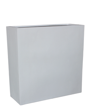 Plantekasse med Hjul Hvit 90x36x90 cm