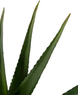 Kunstig Aloe Vera Fyldig i Potte 45cm