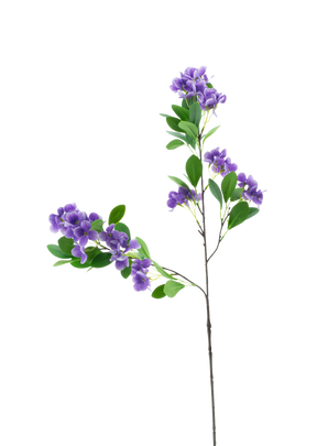 Kunstig Hortensia Gren Real Touch Lyslilla 80cm