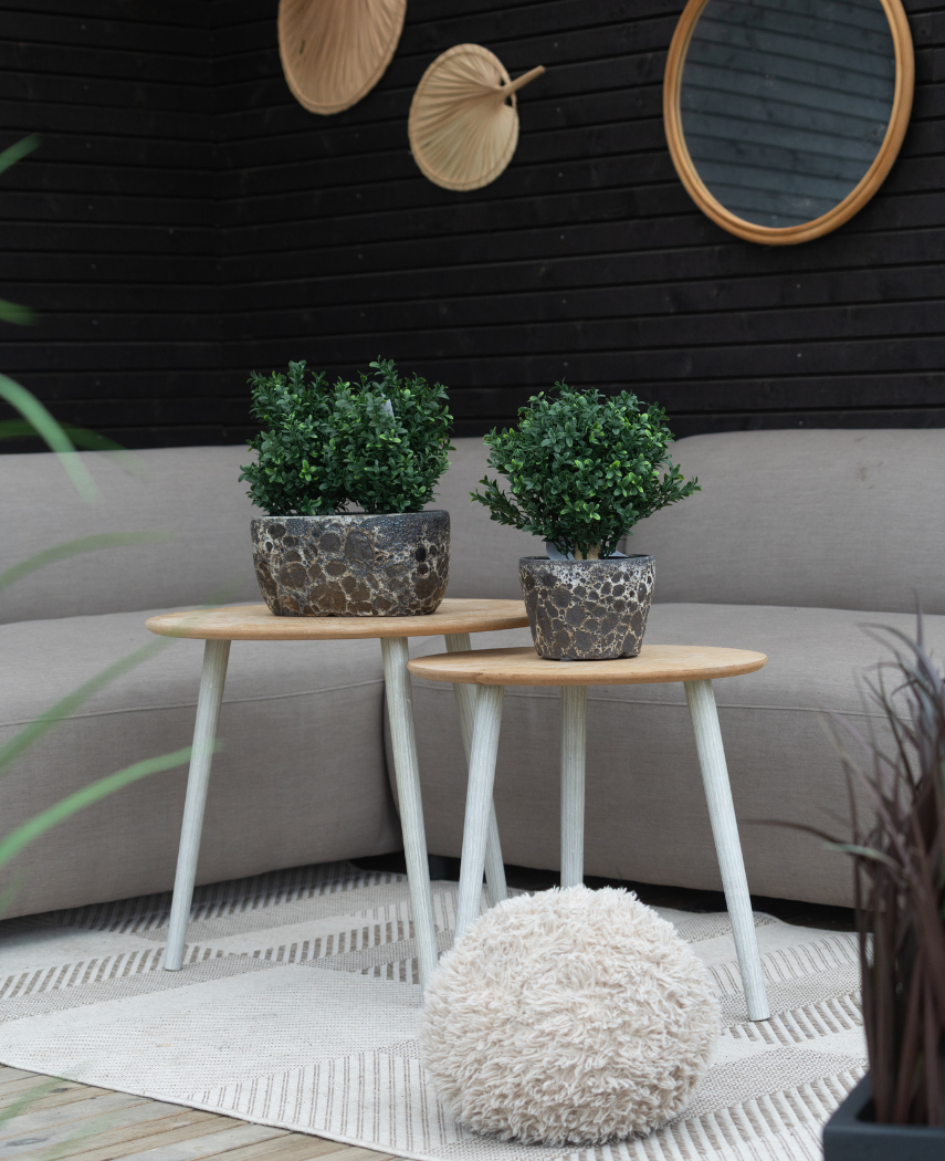 Kunstig Buksbom Busk Romerstil UV 36 cm