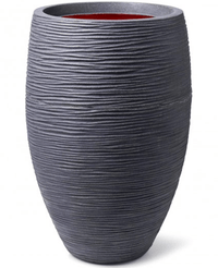 Capi Tutch Vase Elegant Deluxe Rib Mørkegrå 72cm